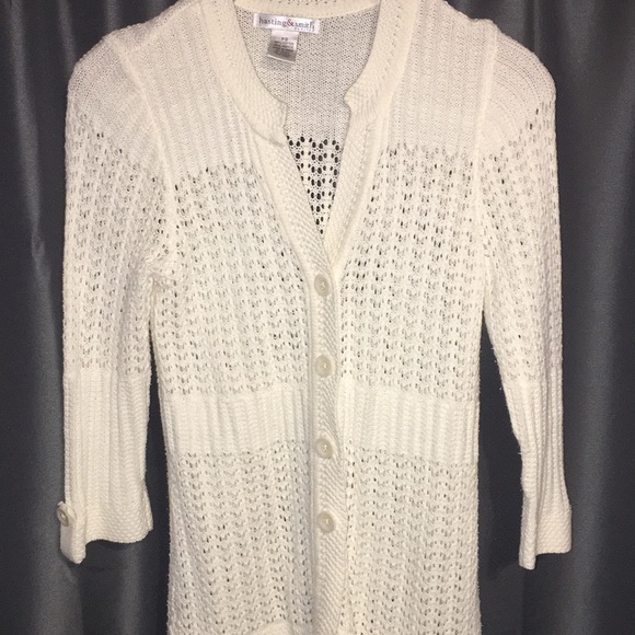 Hasting and Smith petite cream sweater PS - Picture 5 of 7